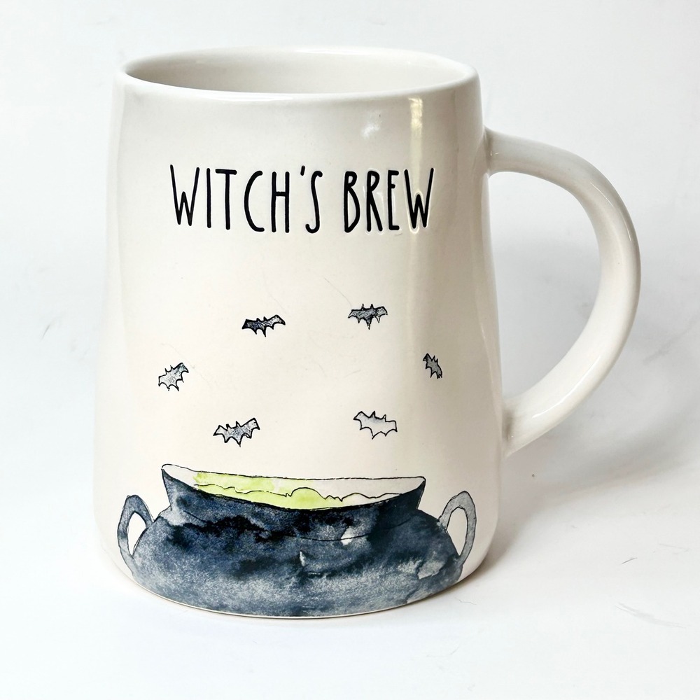 Witch's Brew Cauldron Rae Dunn Halloween Mug Artisan Collection by Magenta 195